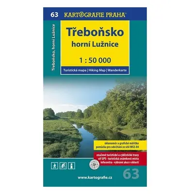 1: 50T (63)-Třeboňsko,horní Lužnice (turistická mapa), 2. vydání