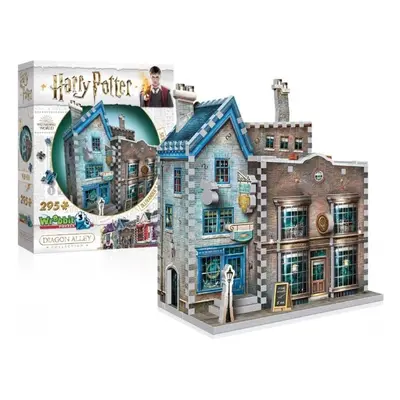 Harry Potter: Puzzle Wrebbit 3D - Obchod Ollivandera a Scribbulus / 295 dílků