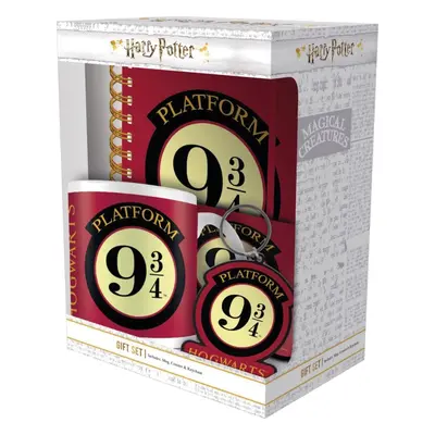 Harry Potter Dárkový set premium - 9 a 3/4 (hrnek + blok + klíčenka) - EPEE