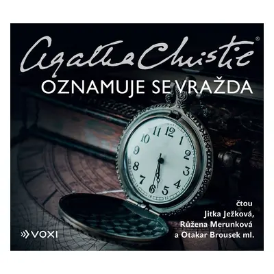 Oznamuje se vražda - CDmp3 (Čte Jitka Ježková, Růžena Merunková, Otakar Brousek ml.) - Agatha Ch