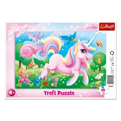 Puzzle Magický svět jednorožců/15 dílků