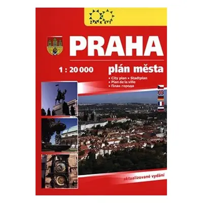 Praha plán města 2017 / 1:20 000