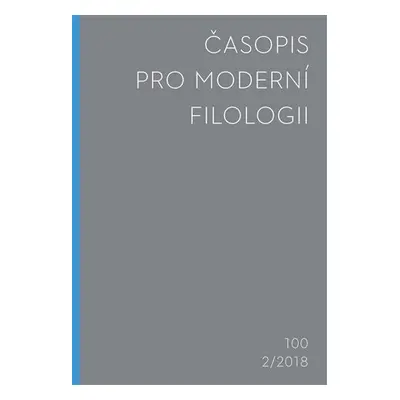 Časopis pro moderní filologii 2018/2