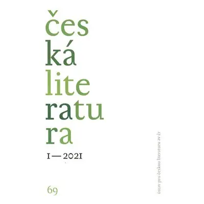 Česká literatura 1/2021