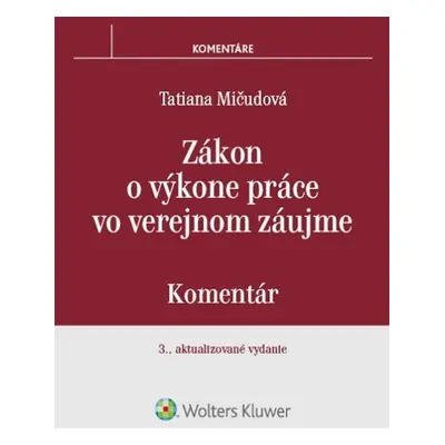 Zákon o výkone práce vo verejnom záujme - Tatiana Mičudová