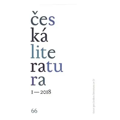 Česká literatura 1/2018