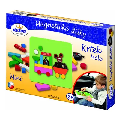 Detoa Krtek - Magnetické dílky mini 27ks v krabici - Detoa