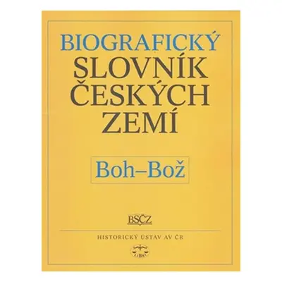 Biografický slovník českých zemí, Boh-Bož - Pavla Vošahlíková