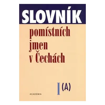 Slovník pomístních jmen - Jana Matúšová