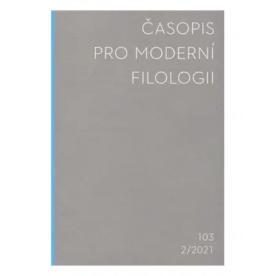 Časopis pro moderní filologii 2021/2