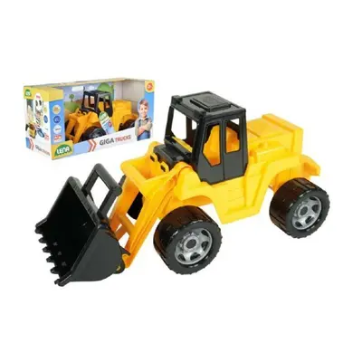 Nakladač žlutočerný Giga Trucks plast 62cm v krabici 70x35x29cm