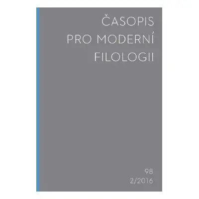 Časopis pro moderní filologii 2016/2