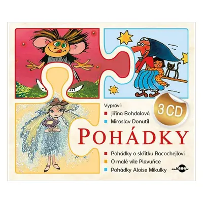 Jiřina Bohdalová, Miroslav Donutil: Pohádky 3 CD - Alois Mikulka