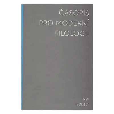 Časopis pro moderní filologii 2017/1