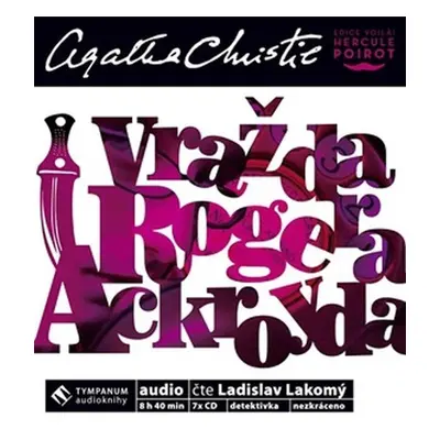 Vražda Rogera Ackroyda - CD - Agatha Christie