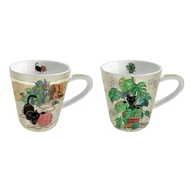 Hrnek Espresso set 2 ks - Zlobivé kočky (BUG ART KIUB)