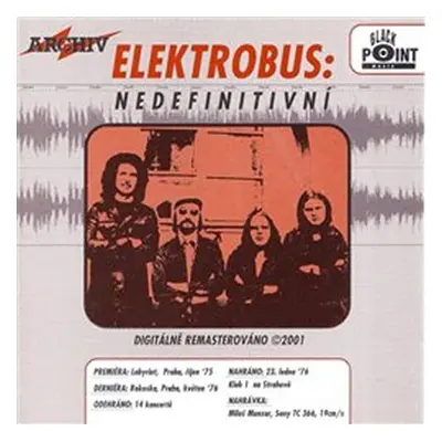 Nedefinitivní - CD - Elektrobus