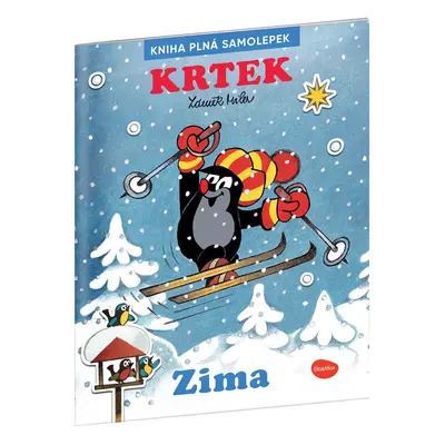 Krtek a zima - Kniha plná samolepek - Zdeněk Miler