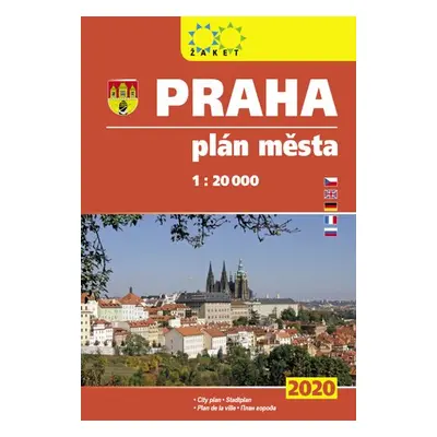 Praha - knižní plán města 2020 / 1:20 000