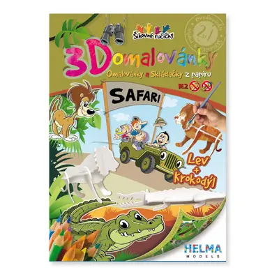 3D omalovánky Safari