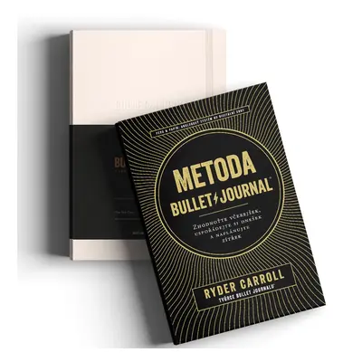 Balíček Metoda Bullet Journal + zápisník Leuchtturm1917 Edition2 - starorůžový - Ryder Carroll