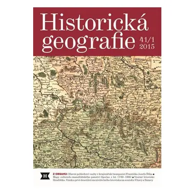 Historická geografie 41/1 2015