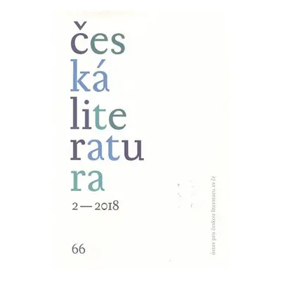 Česká literatura 2/2018