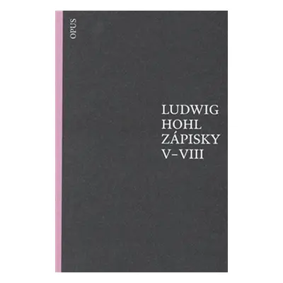 Zápisky V–VIII - Ludwig Hohl