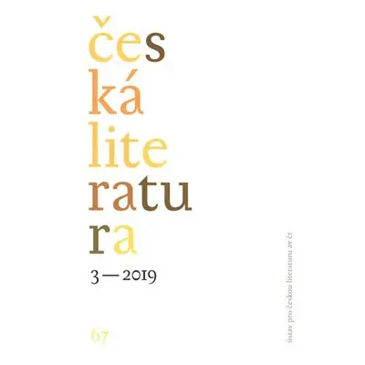 Česká literatura 3/2019