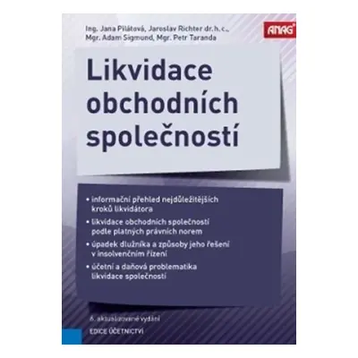 Likvidace obchodních společností 2018 - Jana Pilátová