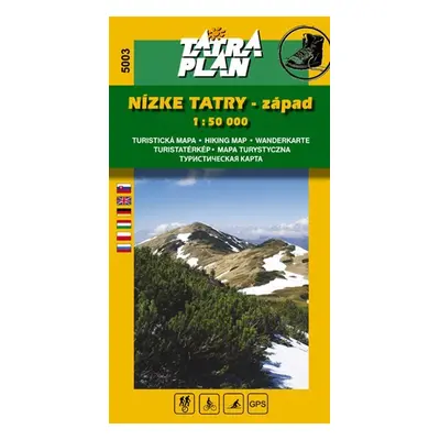 Nízke Taty - západ 1:50 000