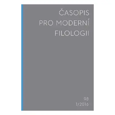 Časopis pro moderní filologii 2016/1