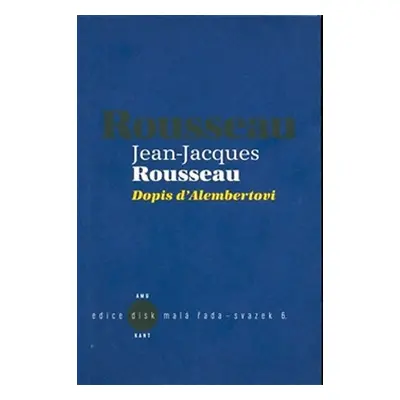 Dopis dAlembertovi - Jean-Jacques Rousseau