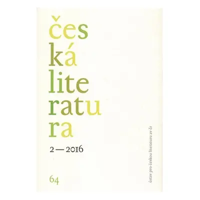 Česká literatura 2/2016