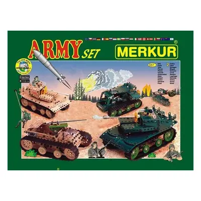 Merkur Army Set 657 dílů, 40 modelů