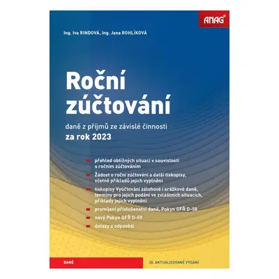 Roční zúčtování daně z příjmů ze závislé činnosti za rok 2023 - Iva Rindová