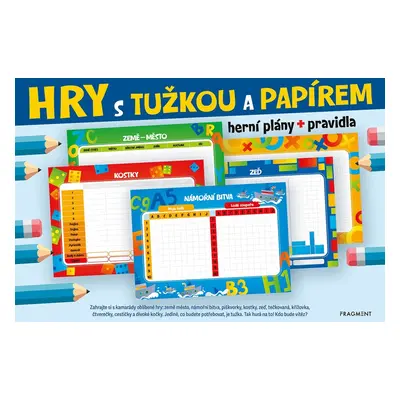 Hry s tužkou a papírem - herní plány + pravidla - Kolektiv