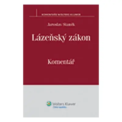 Lázeňský zákon - Jaroslav Staněk