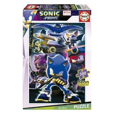 Puzzle svítící Sonic Prime 300 dílků