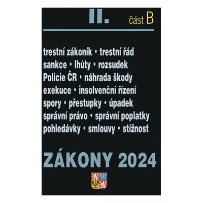 Zákony II B/2024 Trestní právo