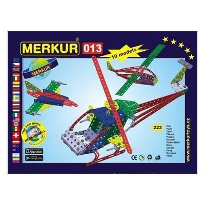 Merkur 013 Vrtulník 222 dílů, 10 modelů