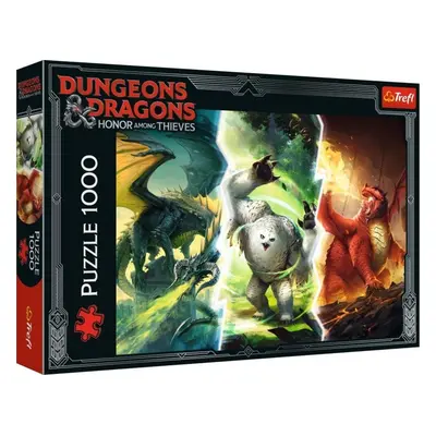 Trefl Puzzle Dungeons&Dragons: Čest zlodějů, Legendární Monstra Faerunu 1000 dílků