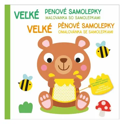 Velké pěnové samolepky - Medvídek