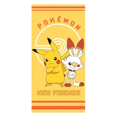 Dětská osuška Pokémon Pikachu a Scorbunny