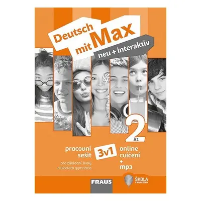 Deutsch mit Max neu + interaktiv 2/A1 - Pracovní sešit 3 v 1 + mp3