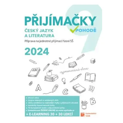 Přijímačky 9 - Český jazyk a literatura + e-learning 2024