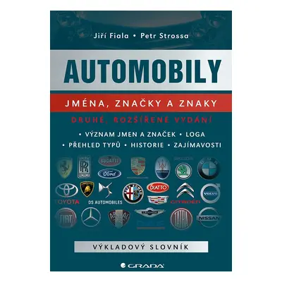 Automobily - Jména, značky a znaky, 2. vydání - Jiří Fiala