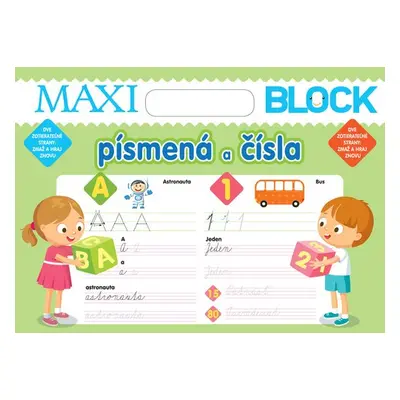 Maxi block Písmena a čísla