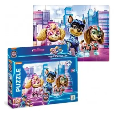 Puzzle Tlapková patrola/Paw Patrol 27x20cm 24 dílků v krabičce 20x16x3,5cm