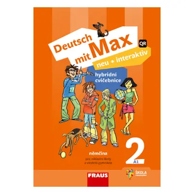 Deutsch mit Max neu + interaktiv 2 cvičebnice hybridní